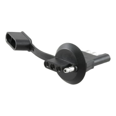 CURT 4-Flat to 4-Flat 1.25 Diameter Plug, packaged