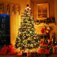 thumbnail image 4 of Árbol De Navidad Estrella Superior Adornos De Muñeco De Nieve Árbol De Navidad Sombrero Colgante Feliz Navidad Decoración Para El Hogar Moyic HA038688-00, 4 of 5