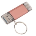 thumbnail image 3 of Unidad flash USB con llavero Metal U Disco Impermeable Alta velocidad 3.0 Tipo C Micro USB 3 en 1 128 GB, 3 of 5