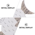 thumbnail image 2 of 3 Pieces Large Fish Wooden Ornaments Hawaii Style Hanging Decor, 2 of 8