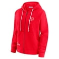 thumbnail image 2 of Women's WEAR by Erin Andrews Red Indiana Fever Vintage Full-Zip Raglan Hoodie, 2 of 5