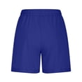 thumbnail image 5 of Bzhegqhd Women's Casual Loose Baggy Shorts Fashion Playsuit Trousers Overalls Cropped Solid Color Shorts with Pockets, 5 of 6