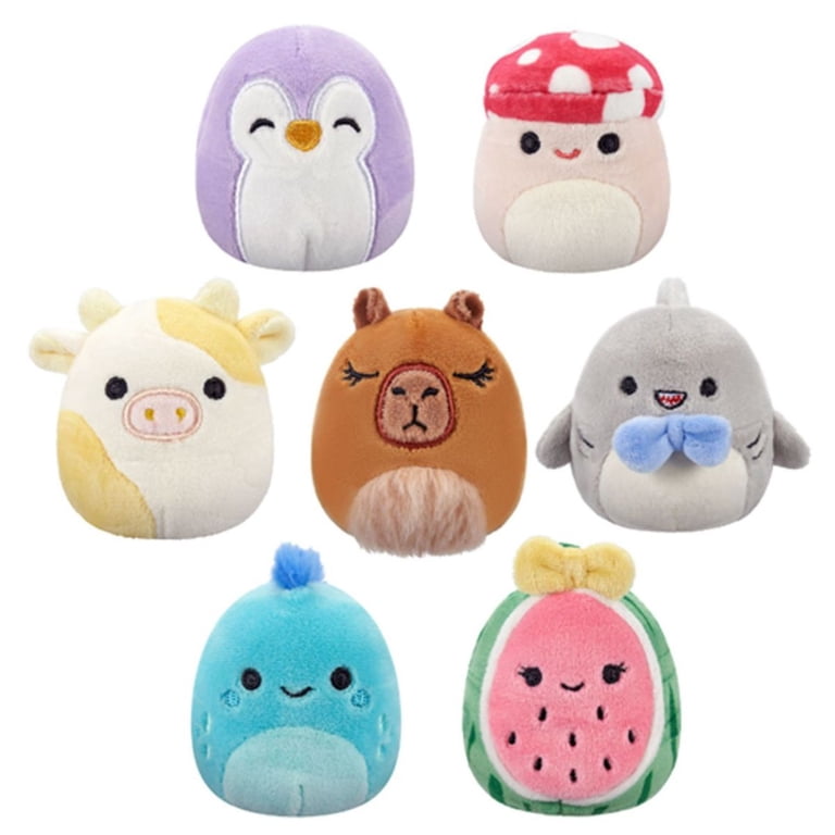 Squishmallows Micromallows 2.5-Inch Mini Plush Figures - 6-Pack Collection (Style 2)