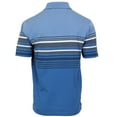thumbnail image 2 of Gioberti Mens Striped Polo Shirt with Pocket - Yarn Dye, 2 of 3