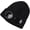 Black, variant on Goggle Beanie Hat, Winter Knit Skull Cap with Soft Fleece Lined