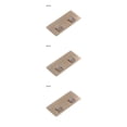 thumbnail image 2 of Bewildely Ganchos Perchas autoadhesivas Ganchos de estante sin rastro montados en la pared de plástico, Ganchos dobles, 2pcs / set Type1 NO1 Bewildely CBP269542, 2 of 6