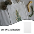 thumbnail image 4 of Miangastore 4pcs Water Soluble Adhesive Fabric Printable Embroidery Stabilizer Backing for Machine Embroidery Hand Sewing Projects, 4 of 8