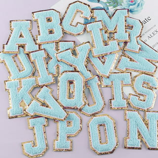 FZdiy Pow Letter Sequin Embroidery Applique Clothing Sewing