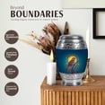 thumbnail image 3 of JAGASY Sparrow Urn for Adult Man Cremation, 3 Inch Miniature Moon Urn for Mom Ashes, 10 Inch Adult Blue Urns for Dad Memorial Funeral, Portable Keepsake Urns, (1 Large, 4 Small), 3 of 7