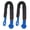 Blue, variant on Riousery 2Pcs Synthetic Soft Shackle Towing Rope 38000 Lbs Pulling Capacity with Sleeve for Off-Road Large SUV Truck ATV UTV Marine, Red Colorway