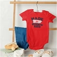 thumbnail image 4 of Made in Puerto Rico Island Pride Romper Boys or Girls Infant Baby Brisco Brands NB, 4 of 6