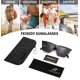 thumbnail image 5 of Gafas de sol FEISEDY Trendy Vintage Square Cat Eye UV400 B2473, 5 of 7