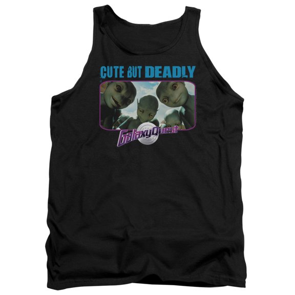 Galaxy Quest Cute But Deadly Adult Tank Top Black