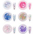 thumbnail image 4 of 6 uds copos de brillantina holográfica para uñas, copos de pigmento cromado de sirena, decoraciones de uñas que cambian de Color para esmalte de Gel, manicura DIY para el hogar, 4 of 5