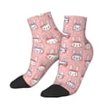 thumbnail image 3 of Salouo Girl Rabbit Pattern Unisex Middle Tube Socks,Middle-Finger Knee High Socks Over The Calf Tube Stocking Crew Stockings for Women and Men Tube Socks, 3 of 8