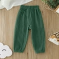 thumbnail image 4 of Kwasome Girls Pants Toddler Spring Summer Loose Trousers Solid Color Fashion Classic Girl Clothings 6-7 Yearsag, 4 of 4