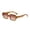 Brown, variant on Black Retro Rectangle Sunglasses for Women Men Sunglasses Women Plastic Fit Most Face Shapes Trendy Shades UV Protection Hypoallergenic Handmade One Size