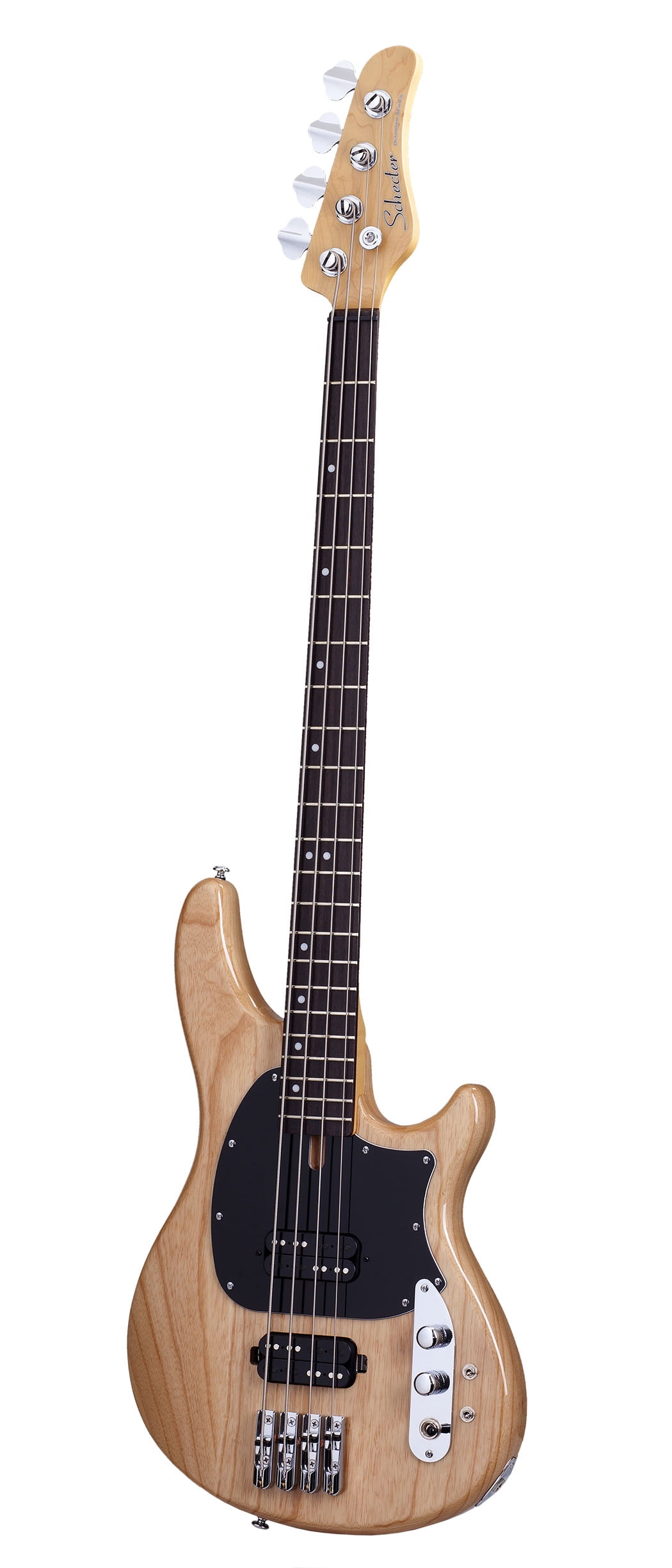 Schecter 2490 4-String Bass Guitar, Gloss Natural, CV-4 - Walmart.com