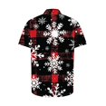 thumbnail image 5 of AOOCHASLIY Mens T-shirts Short Sleeve Men Hawaiian Short Sleeve Beach Shirt Printed Summer Casual Button Down Shirts, 5 of 5