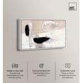 thumbnail image 2 of Lumina Neutralis I Canvas Print Minimalist Art by Art Remedy, White Frame, 45 x 30, 2 of 6