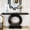 As shown1, variant on LHKJ O-Shaped Mirrored Console Table with Crystal Inlay for Entryway (Black)