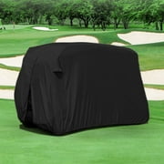 Durable Four Person Golf Cart Cover Black GCC-F22-B