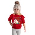 thumbnail image 4 of Little Girls Christmas Sweatshirts Boys Kids Casual Loose Active Full Sleeves Letter Print Teen Crop Tops Size 6-7T, 4 of 5
