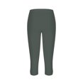 thumbnail image 5 of Chbgutlmr Capri Pants for Women Elastic Waisted Cropped Cutout Athletic Yoga Pants Summer Workout Leggings, 5 of 6