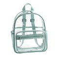thumbnail image 1 of Mochila Transparente Transparente Bolsa de Almacenamiento Impermeable para Deportes Hombres Mujeres Verde Macarena bolso claro, 1 of 8