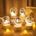 thumbnail image 2 of Luz de noche Eid Mubarak Decoración de Ramadán para el hogar Decoración de fiesta musulmana Eid Al Adha Ramadán y Eid Ramadán Kareem, 2 of 5