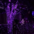 thumbnail image 2 of Guirnalda de luces Dazzle Bright 240 LED solares 24 m Paquete de 2 morado, 2 of 7