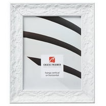 Craig Frames Renaissance, 13x19 inch Picture Frame, Ornate Pearl White