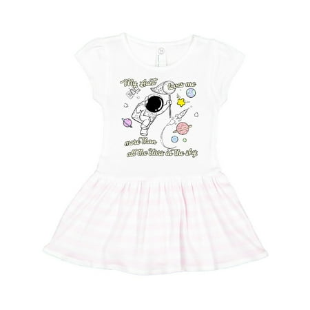 

Inktastic My Aunt Loves Me Gift Toddler Girl Dress