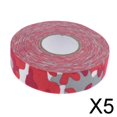 thumbnail image 1 of DYNWAVECA 5x1 Rouleau Antidérapant Résistant à l'Usure Bâton de Hockey sur Glace Rouge 5 Pcs, 1 of 9