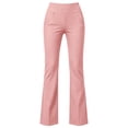 thumbnail image 4 of YHAJDS Women Flared Yoga Pants High Waist Commuter Suit Pants Loose Fit Long Bottoms With Pockets, 4 of 9