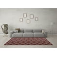 thumbnail image 3 of Ahgly Company Indoor Rectangle Trellis Light Blue Modern Area Rugs, 2' x 3', 3 of 4