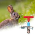 thumbnail image 4 of SPRING PARK 5 Sets Rabbit Pet Nipple Dispenser Water Drinker Automatic Double Springs Bunny Feeder Drink Pipe Nipple Drinker, 4 of 7