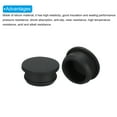 thumbnail image 4 of Uxcell Silicone Snap in Locking Hole Plugs For Kitchen Bulkheads Waterproof Sealing Plugs Black 28mm 5, 4 of 7