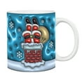 thumbnail image 5 of Christmas Mugs Cute Santa Claus Snowman Cups Winter Holiday Coffee Mugs Xmas Funny Gift for Family Members Friends Dinner Table Decoration, 5 of 8