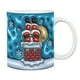 thumbnail image 5 of Pisexur Batería de cocina Taza navideña inflada con diseño de muñeco de nieve, taza de Papá Noel inflada de 15 oz y 11 oz. para la cocina del hogar, 5 of 5
