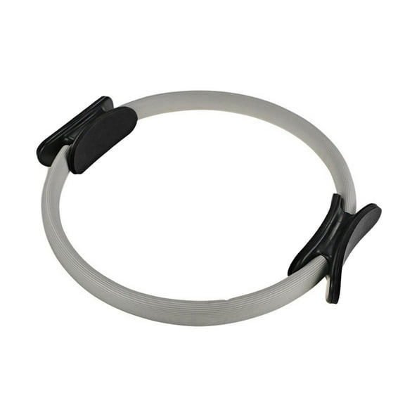 Hyasfey Women Pilates Ring with Non-slip Grip Handles Leg Toning Inner Thigh Pelvic Floor Exercise Yoga Circle Home Gym Fitness Equipment
