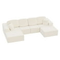 thumbnail image 2 of Homall U-shaped Multi-person Boneless Sectional Couches and Sofas Modular Sectional No Assembly Required Living Room Sofa Furniture Sets, 2 of 9