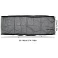 thumbnail image 4 of Bird Cage Cover Adjustable Bird Cage Seed Catcher  Birdcage Nylon Mesh Net Seed Feather Catcher Birdcage Cover Skirt Seed Guard for Parrot Parakeet  Square Bird Cages, 4 of 7