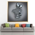 thumbnail image 5 of Sexy Couple Canvas Art, Metallic Canvas Art, 3d Effect Wall Art, Couple Hugging 3d Canvas, Abstract Artwork, Couple Hugging Printed, Canvas Wall Decor - White Framed, 5 of 6