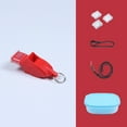 thumbnail image 4 of LJNYFDC Loud Sound Whistle Dolphin Referee Whistle with Lanyard and Hand Strap Loud Sound Portable Training Whistle in Storage Box Survival Gear for Soccer and Basketball, 4 of 7