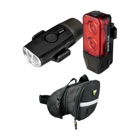 UPC: 0840247776883 | Topeak PowerLux USB Combination Light Set with Aero Wedge Pack Bike Seat Bag