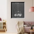thumbnail image 3 of Historic Framed Print, [Detroit City Gas Company chandelier], 17-7/8" x 21-7/8", 3 of 9