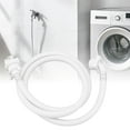 thumbnail image 4 of Washing Machine Inlet Pipe, PVC Automatic Washer Pipe Universal Fit G3/4 Thread Burst Proof Double Buckle Fixation With Metal Connector For Replacement 1.5m / 4.9ft,2m / 6.6ft, 4 of 8