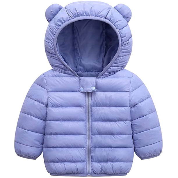 Abrigos de invierno para niños, bebés, niños, niñas, chaqueta ligera acolchada, capuchas de oso, ropa de abrigo infantil Xemadio CJWUS-6026