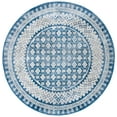 thumbnail image 2 of SAFAVIEH Brentwood Dory Geometric Area Rug, Navy/Beige, 6'7" x 6'7" Round, 2 of 11